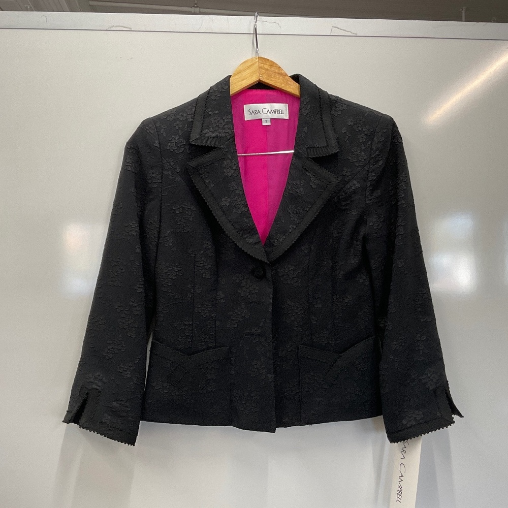 Women’s Sara Campbell Black Blazer Size 2